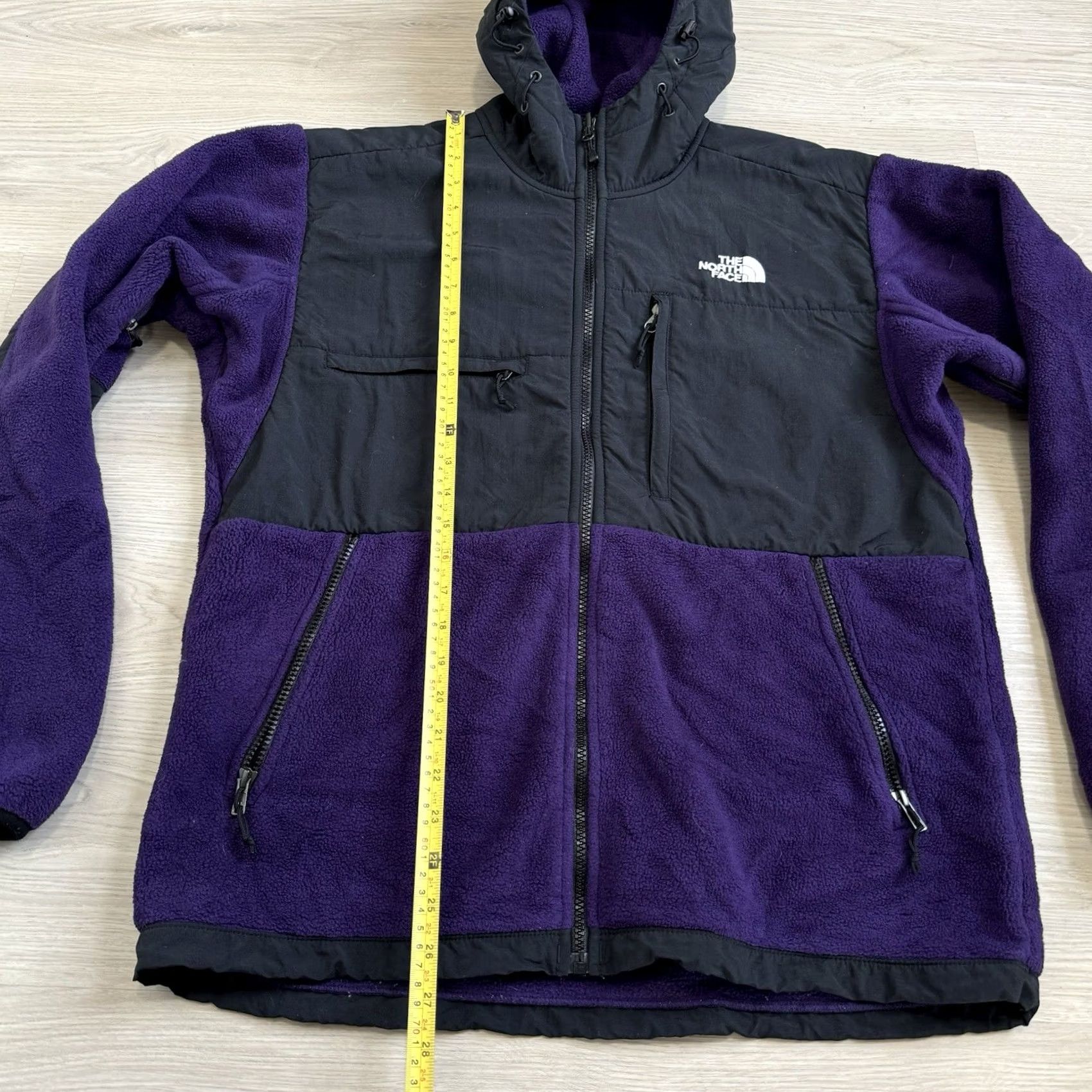 The North Face The North Face Jacket Mens Medium Purple Black Denali Fleece Full Zip Hooded Size US M / EU 48-50 / 2 - 7 Thumbnail