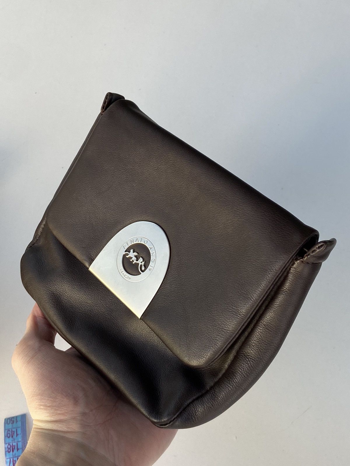 Designer RENATO ANGI FULL LEATHER SLING BAG Size ONE SIZE - 19 Thumbnail