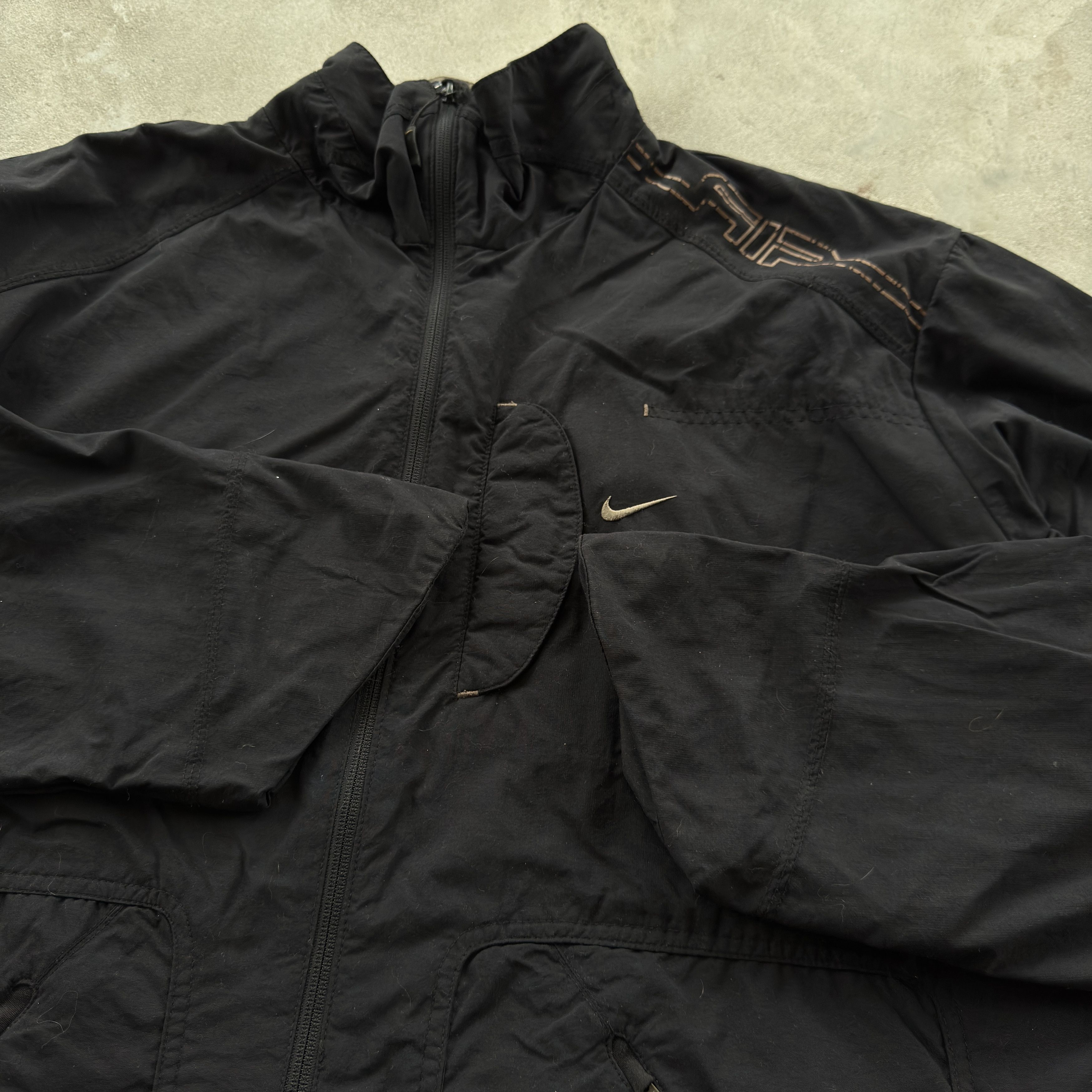 Nike Nike Air Nylon Windbreaker Jacket Size US XL / EU 56 / 4 - 5 Thumbnail