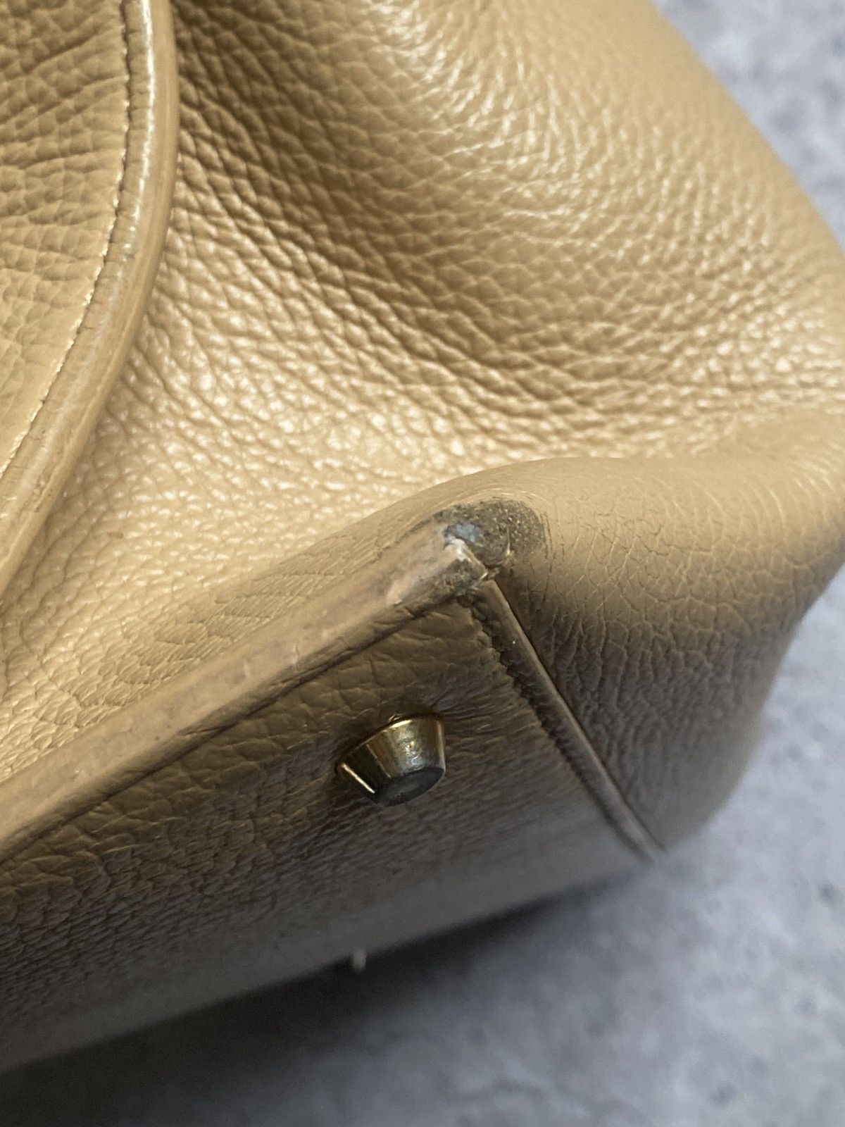 Other Ameli Zurich Central Bag Beige Pebbled Leather Luxury Italy Size ONE SIZE - 16 Thumbnail
