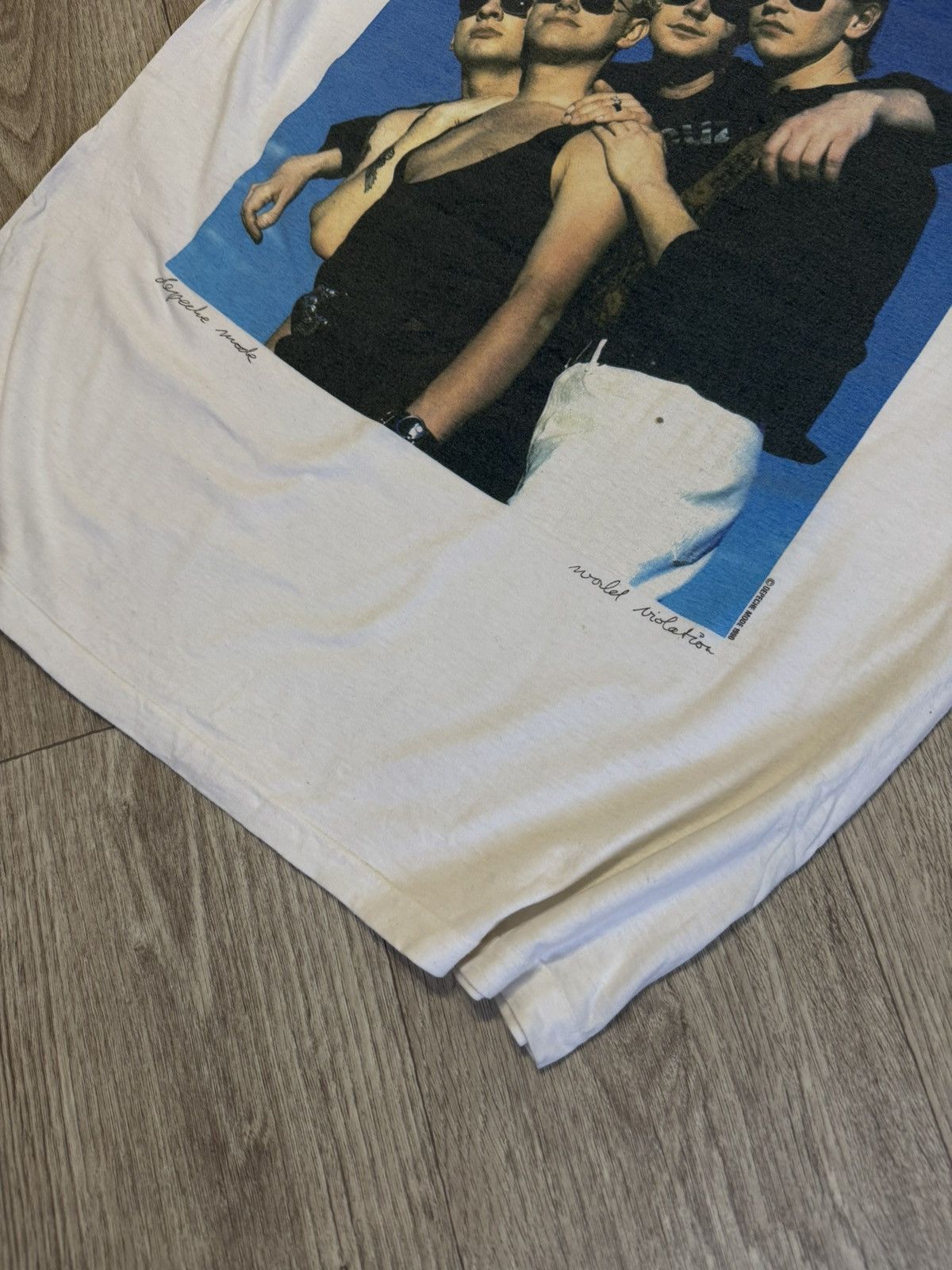 Band Tees Rare Vintage Depeche Mode - 1990 World Violator Tour T-shirt Size US XL / EU 56 / 4 - 2 Thumbnail