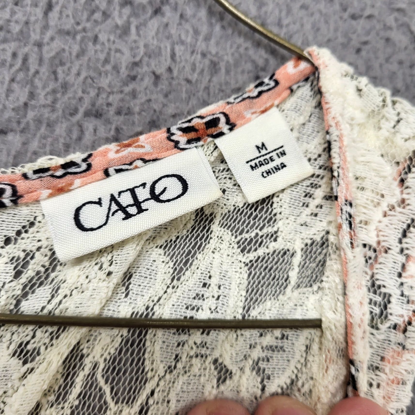 Vintage Cato Dress Women's Size Medium Boho Ivory Lace Sleeveless Bohemian Summer Shift Size M / US 6-8 / IT 42-44 - 2 Thumbnail