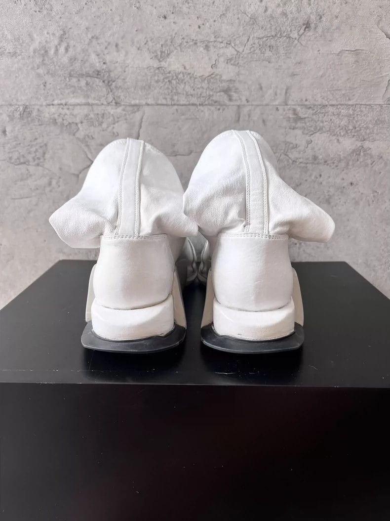 Rick Owens Rick Owens White Leather Tank Boots-2508 Size US 8 / EU 41 - 7 Thumbnail