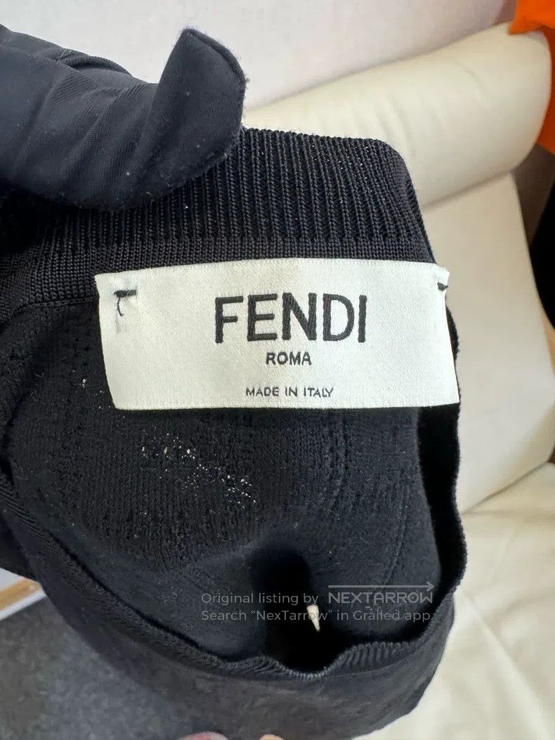 Fendi Fendi Black Pure Cotton Short Sleeve Shirt Size M / US 6-8 / IT 42-44 - 3 Thumbnail