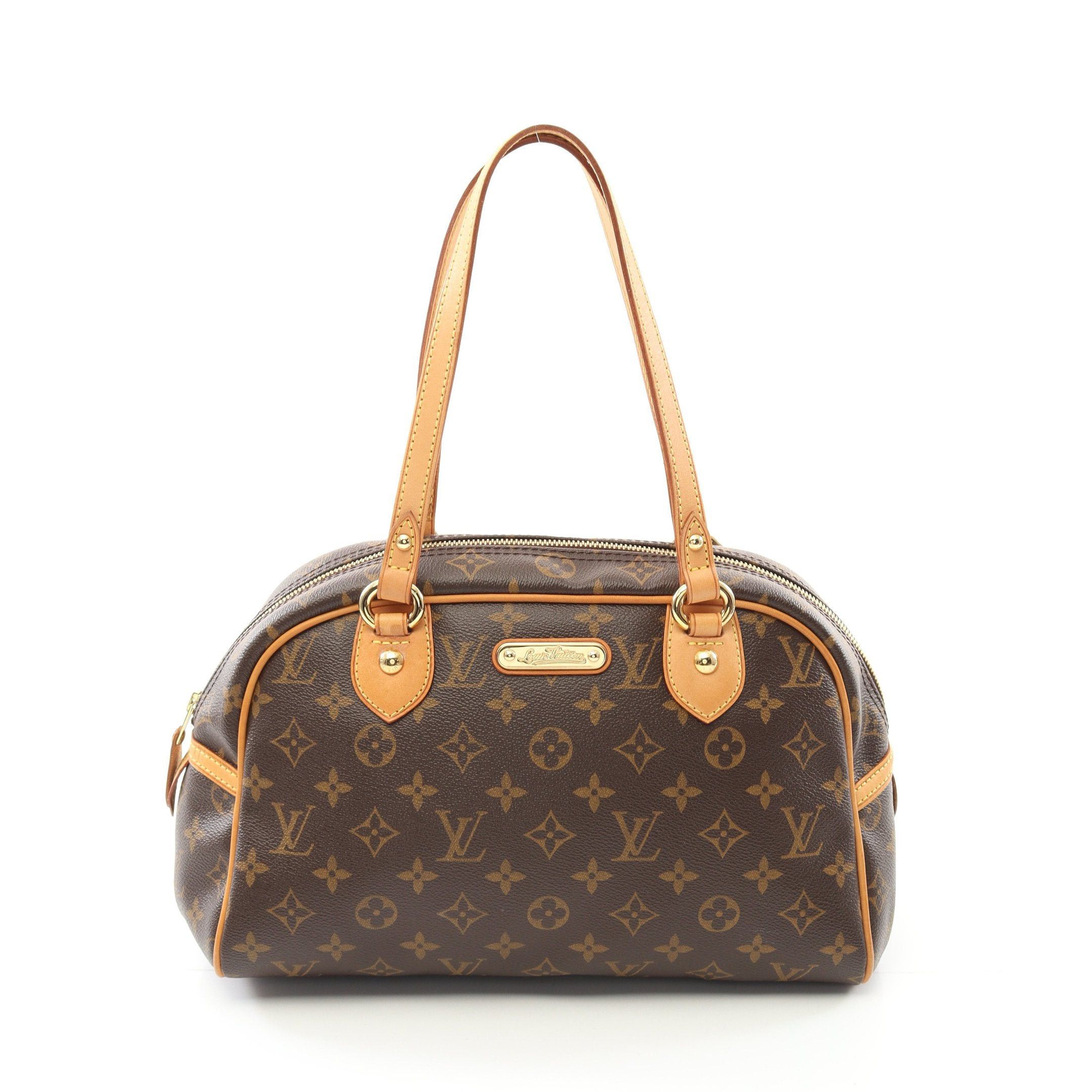 Louis Vuitton Louis Vuitton Montorgueil Pm Monogram Shoulder Bag Leather Brown Size ONE SIZE - 1 Thumbnail
