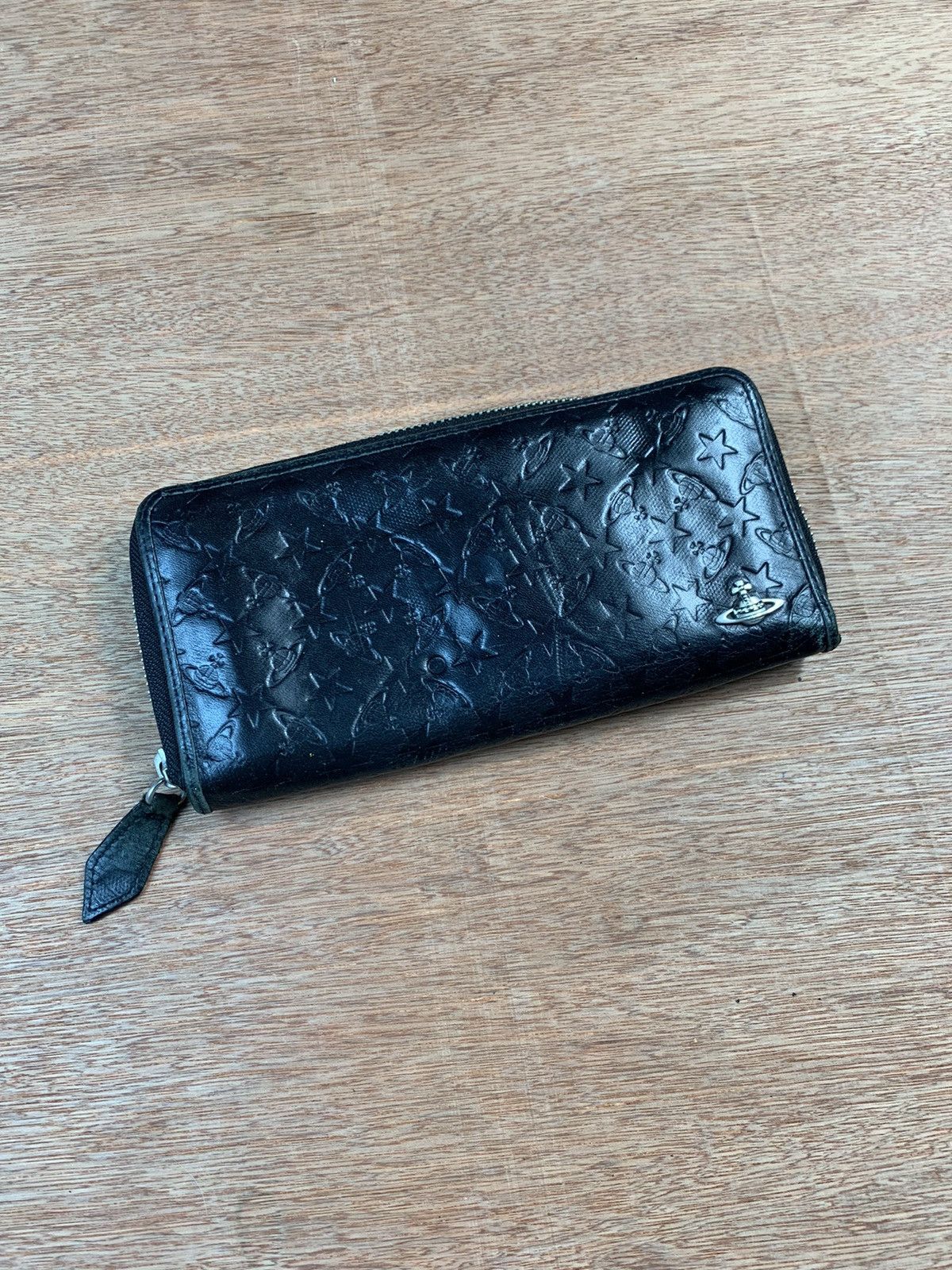 Vivienne westwood leather long wallet