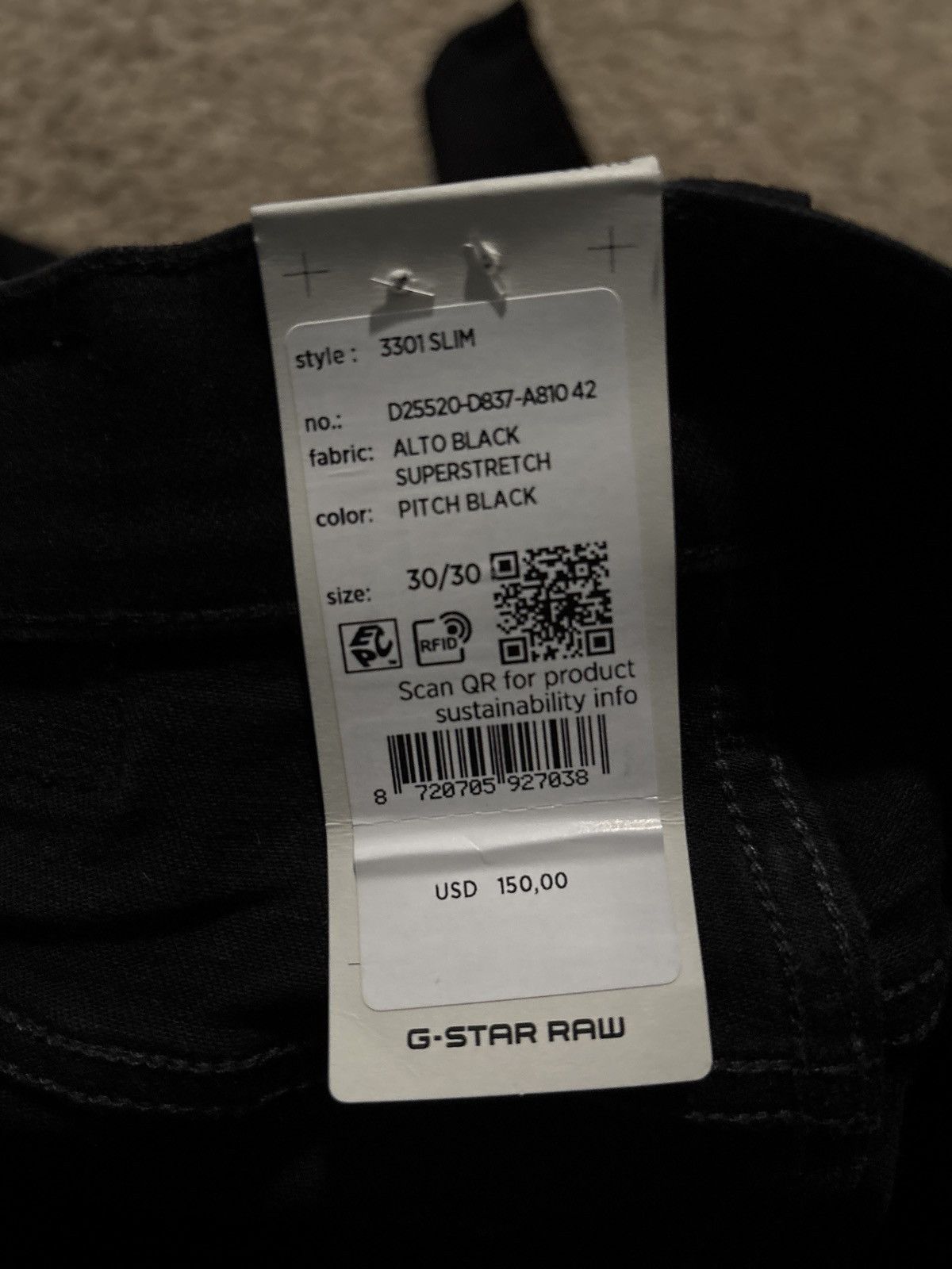 G-Star G-Star Raw denim 30x30 Size US 30 / EU 46 - 4 Thumbnail