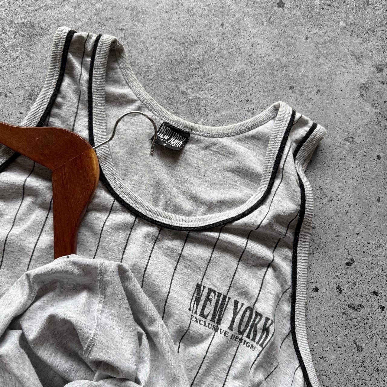 New York Yankees × Vintage New York Mens Vintage 90s Lightweight Cotton Tank Top Size US M / EU 48-50 / 2 - 6 Thumbnail