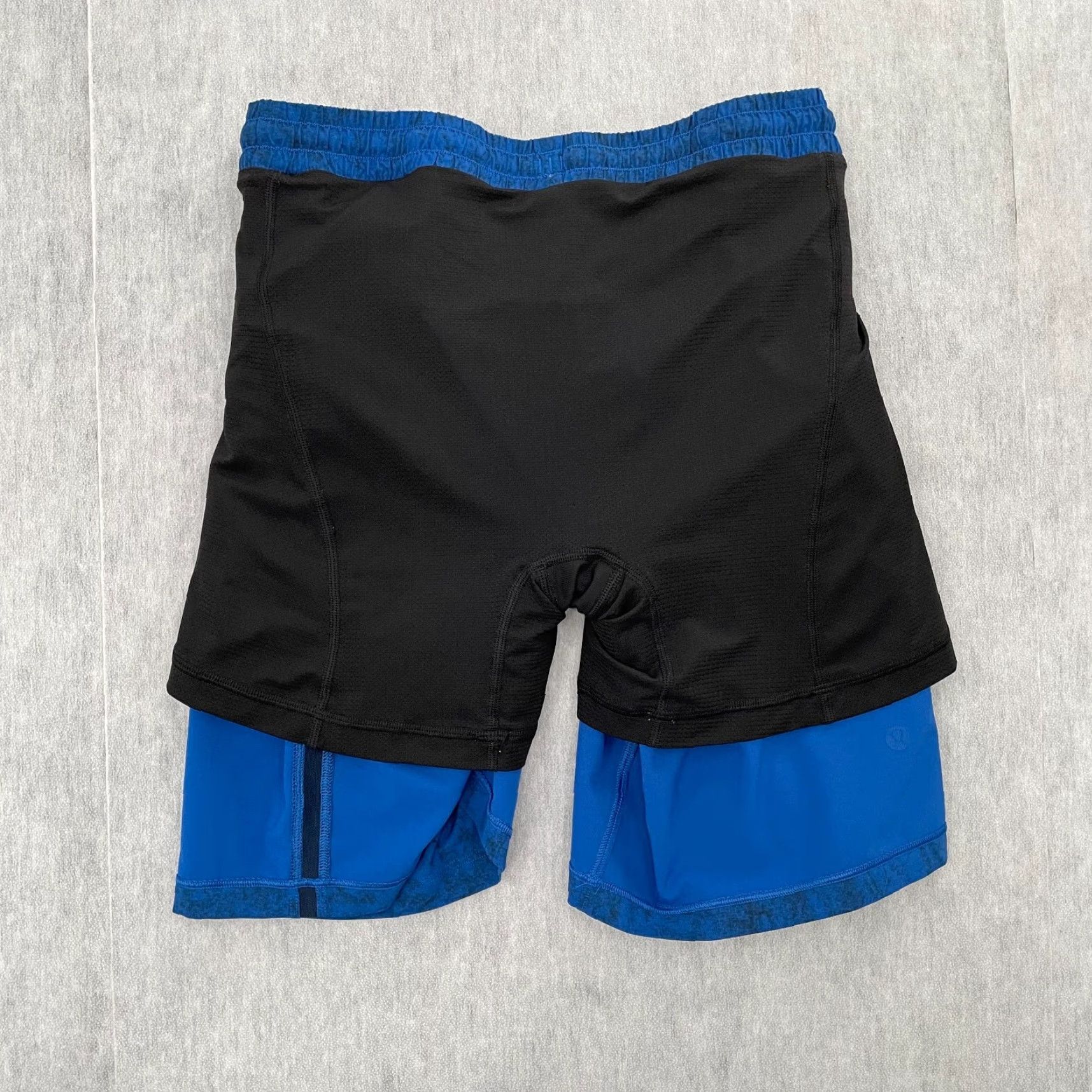Lululemon VINTAGE Lululemon Shorts Men Small Active Drawstring PACE Breaker Gym Running 90s Blue Size US 29 - 7 Thumbnail