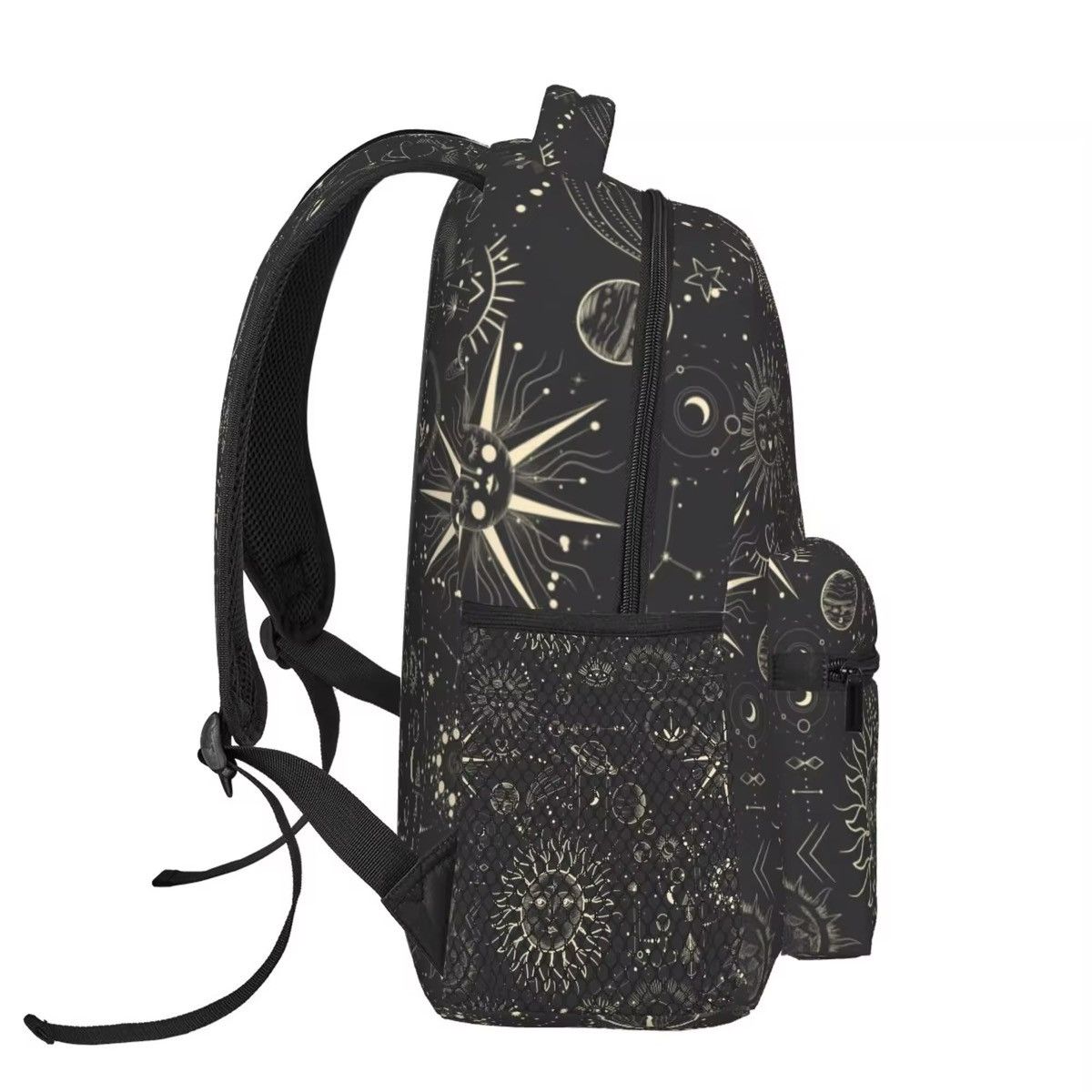 Vintage Celestial Pattern Sun and Moon Backpack Size ONE SIZE - 3 Thumbnail