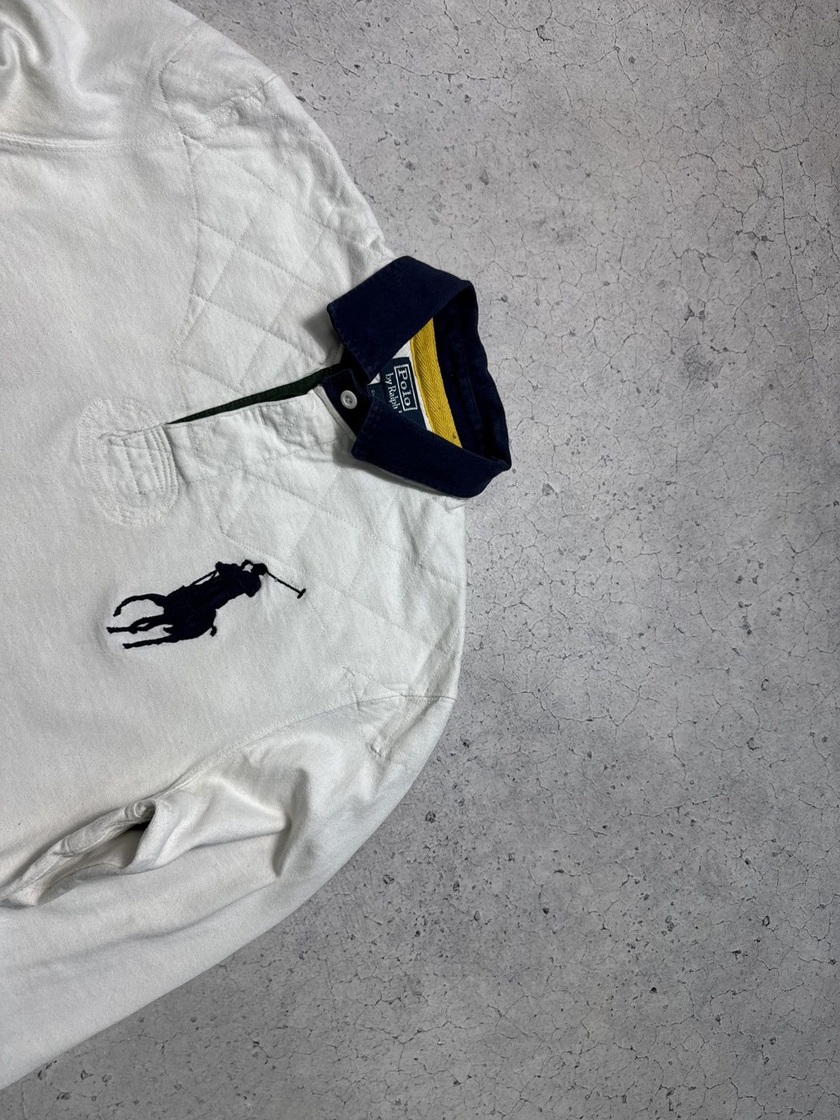 Polo Ralph Lauren Polo Ralph Lauren #6 Rugby Sweatshirt Big Pony PRL White Size US S / EU 44-46 / 1 - 5 Thumbnail