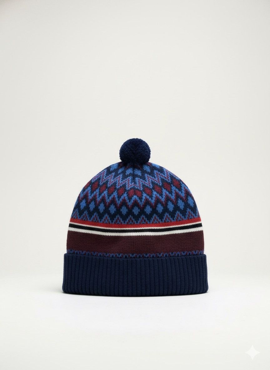 Prada Prada jacquard logo knit beanie hat Size ONE SIZE - 2 Thumbnail