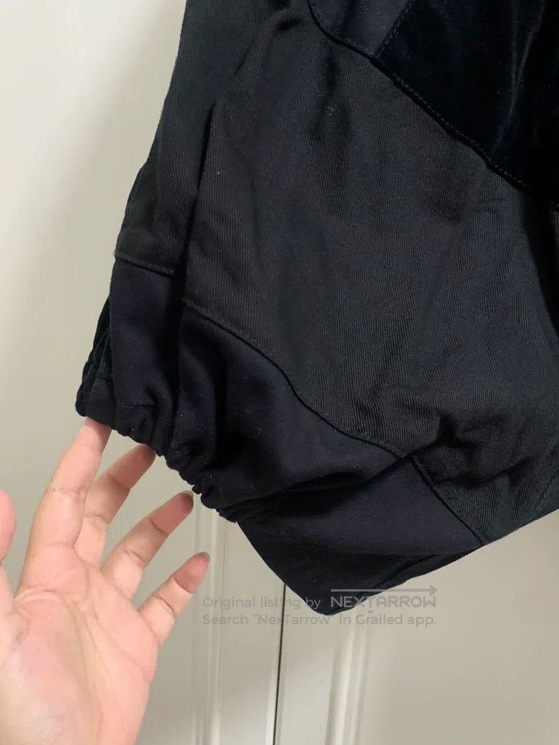 Comme des Garcons Comme Des Garcons size XS Culottes black velvet patchwork Size 23" - 3 Thumbnail