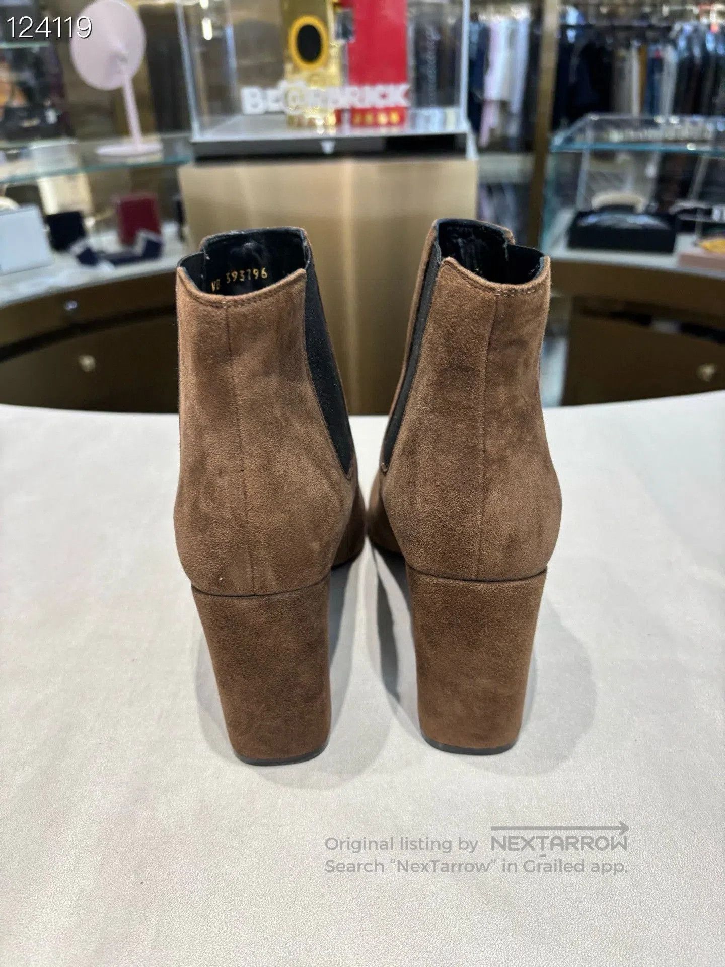 Saint Laurent Paris SLP Suede Ankle Boots Size 39. Size US 8 / IT 38 - 4 Thumbnail