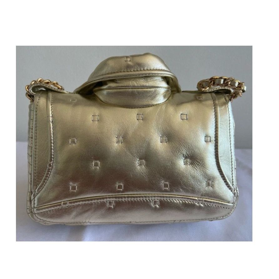 Moschino SS21 Moschino Couture Jeremy Scott Gold Jacket Shoulder Bag Size ONE SIZE - 6 Thumbnail