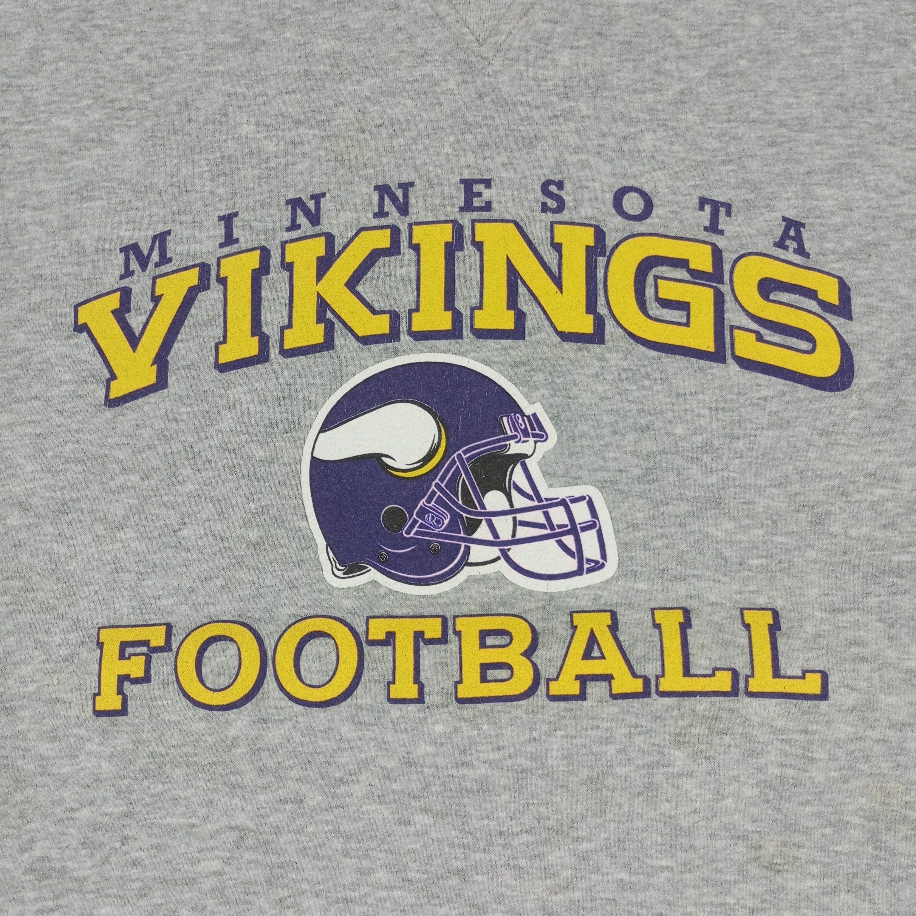 NFL × Reebok × Vintage Minnesota Vikings American Football NFL Reebok Sweatshirt Size US XL / EU 56 / 4 - 2 Thumbnail