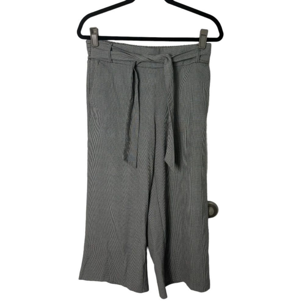Zara Zara Trafaluc Collection SZ M high waisted wide leg pants Size 30" / US 8 / IT 44 - 1 Thumbnail