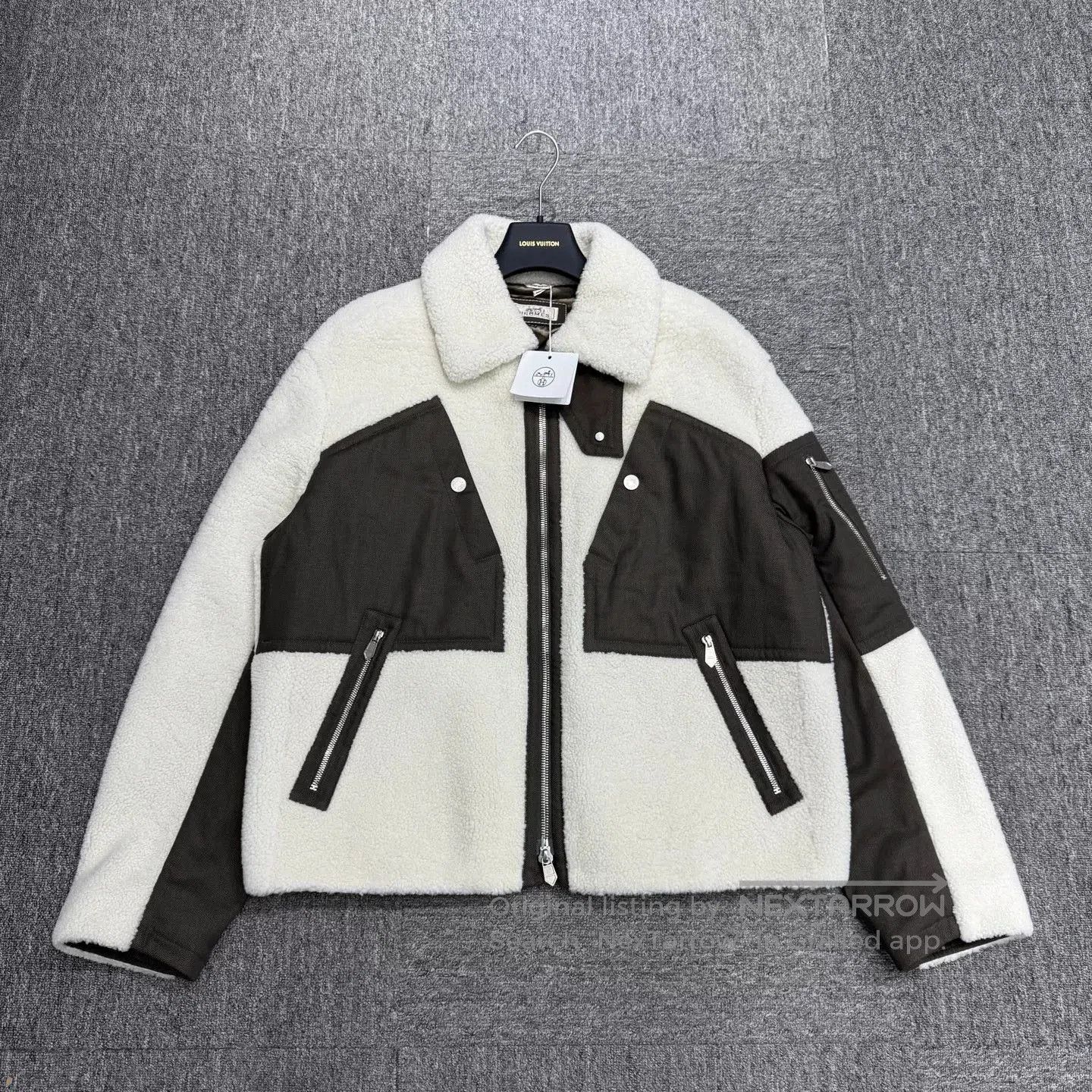 Hermes Hermes Lamb Wool Paneled Coat. Size US M / EU 48-50 / 2 - 1 Thumbnail