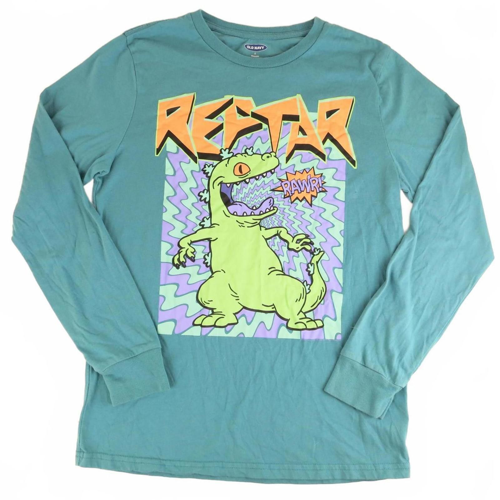 Old Navy Old Navy Reptar Graphic Long Sleeve T-Shirt Size Small Size US S / EU 44-46 / 1 - 1 Thumbnail