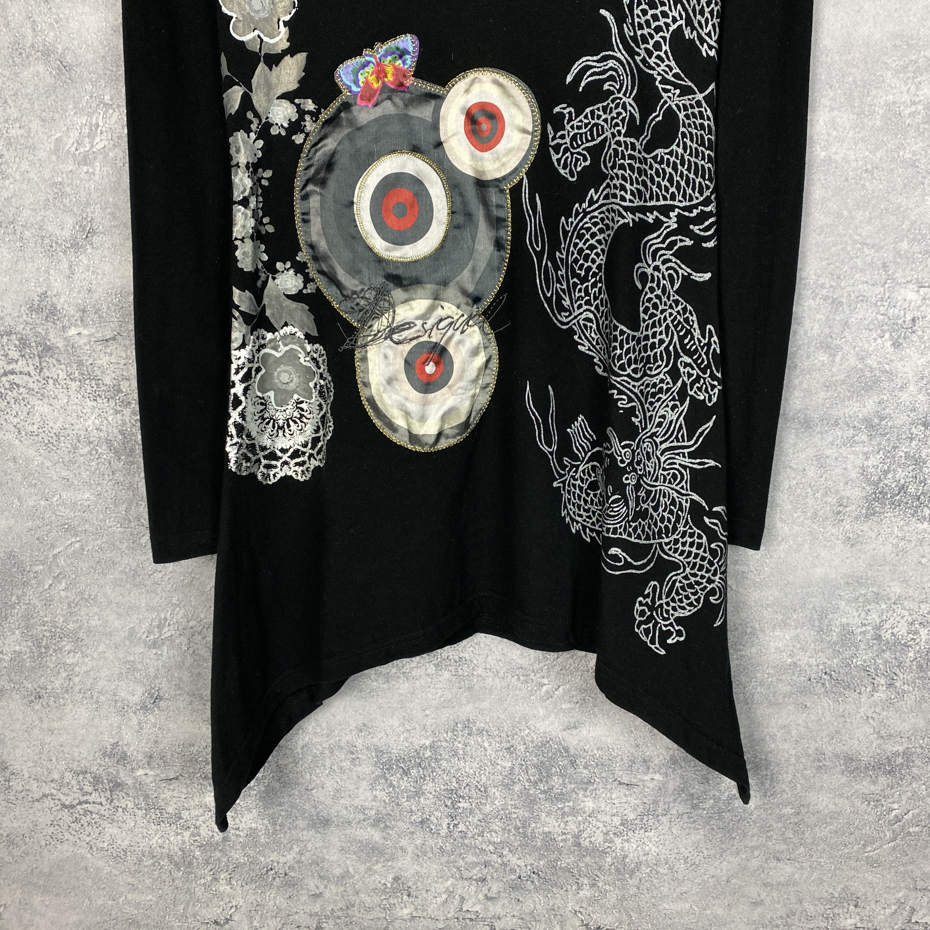 Desigual Desigual Dress Women's Size S Black Long Sleeve Size S / US 4 / IT 40 - 3 Thumbnail