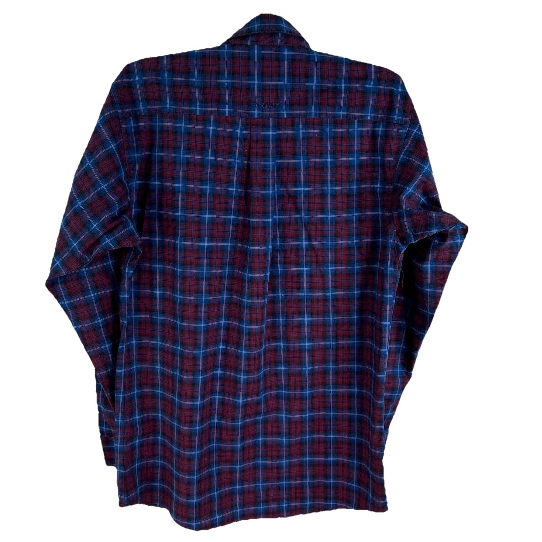 Ariat Ariat Pro Series Karlo Plaid Button-Up Shirt Men’s Size S Blue Stretch Casual Western Size US S / EU 44-46 / 1 - 2 Thumbnail