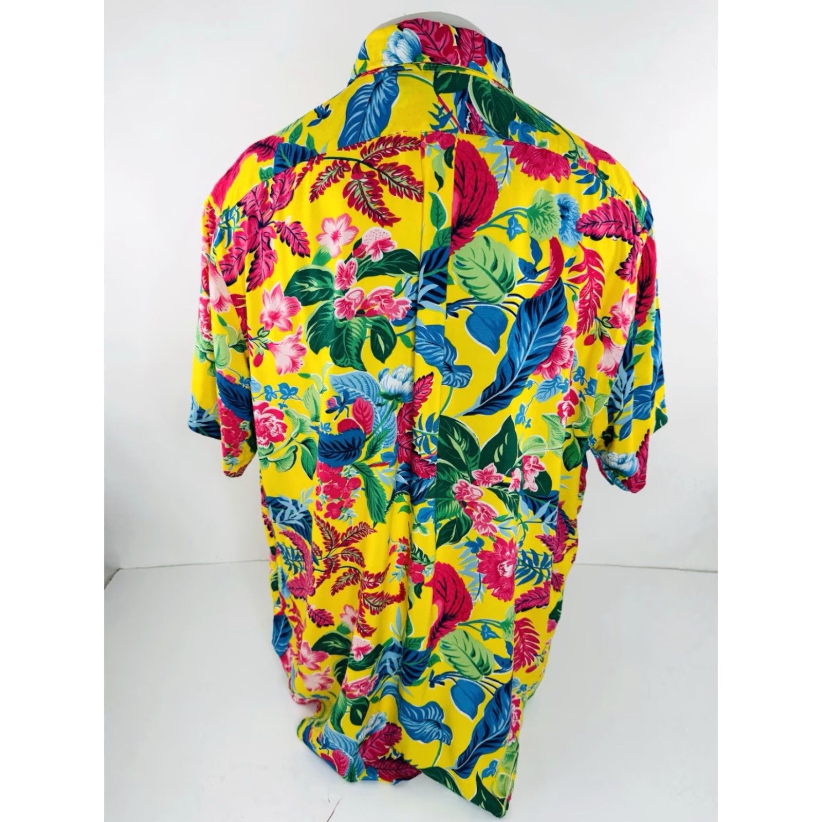Polo Ralph Lauren POLO RALPH LAUREN - Floral Embroidered Pony Aloha Hawaiian XXL Shirt - EXCELLENT Size US XXL / EU 58 / 5 - 3 Thumbnail