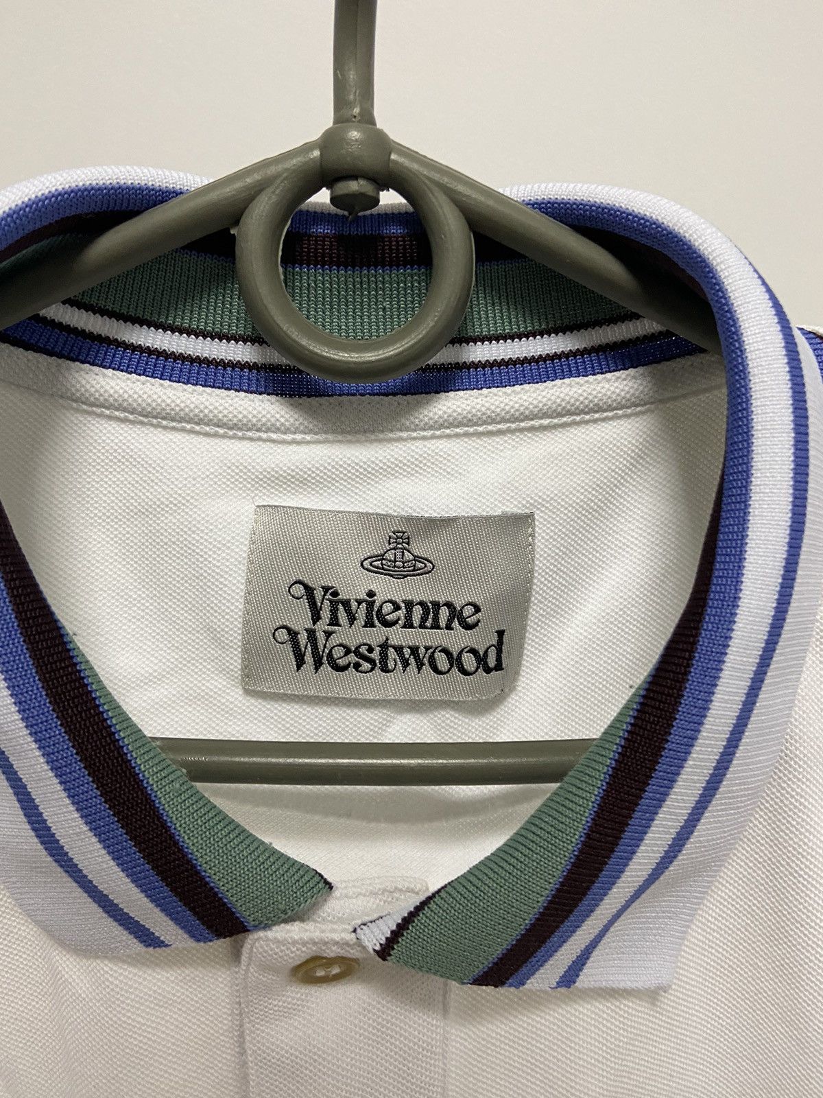 Vintage × Vivienne Westwood Vivienne Westwood Polo T Shirt Vintage Small Orb Logo Luxury Size US M / EU 48-50 / 2 - 5 Thumbnail