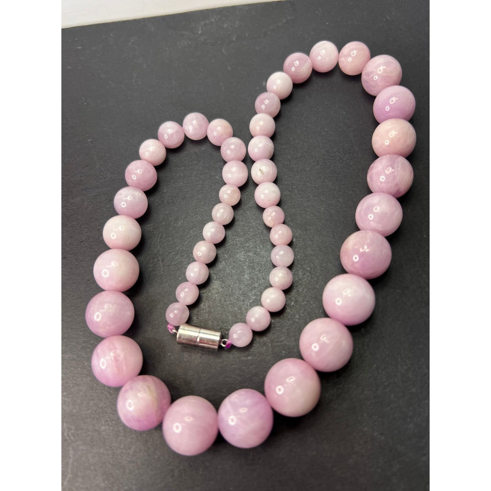 Other Kunzite graduated beaded 20 inch necklace with 925 clasp Size ONE SIZE - 6 Thumbnail