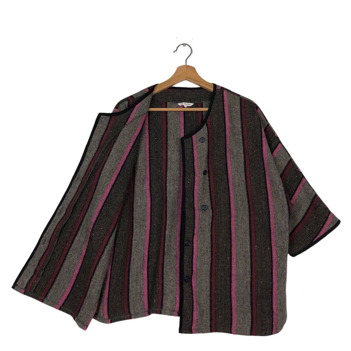 Japanese Brand 🔥Vintage Striped Jacket Hoodie Toyo Japan Inspire Kapital Size US M / EU 48-50 / 2 - 10 Thumbnail