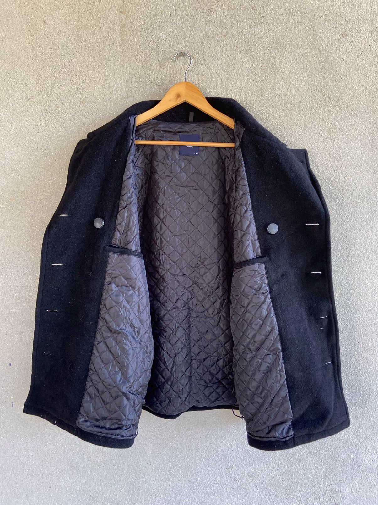 Stussy Vintage Stussy wool pea coat jacket size L Size US L / EU 52-54 / 3 - 2 Thumbnail