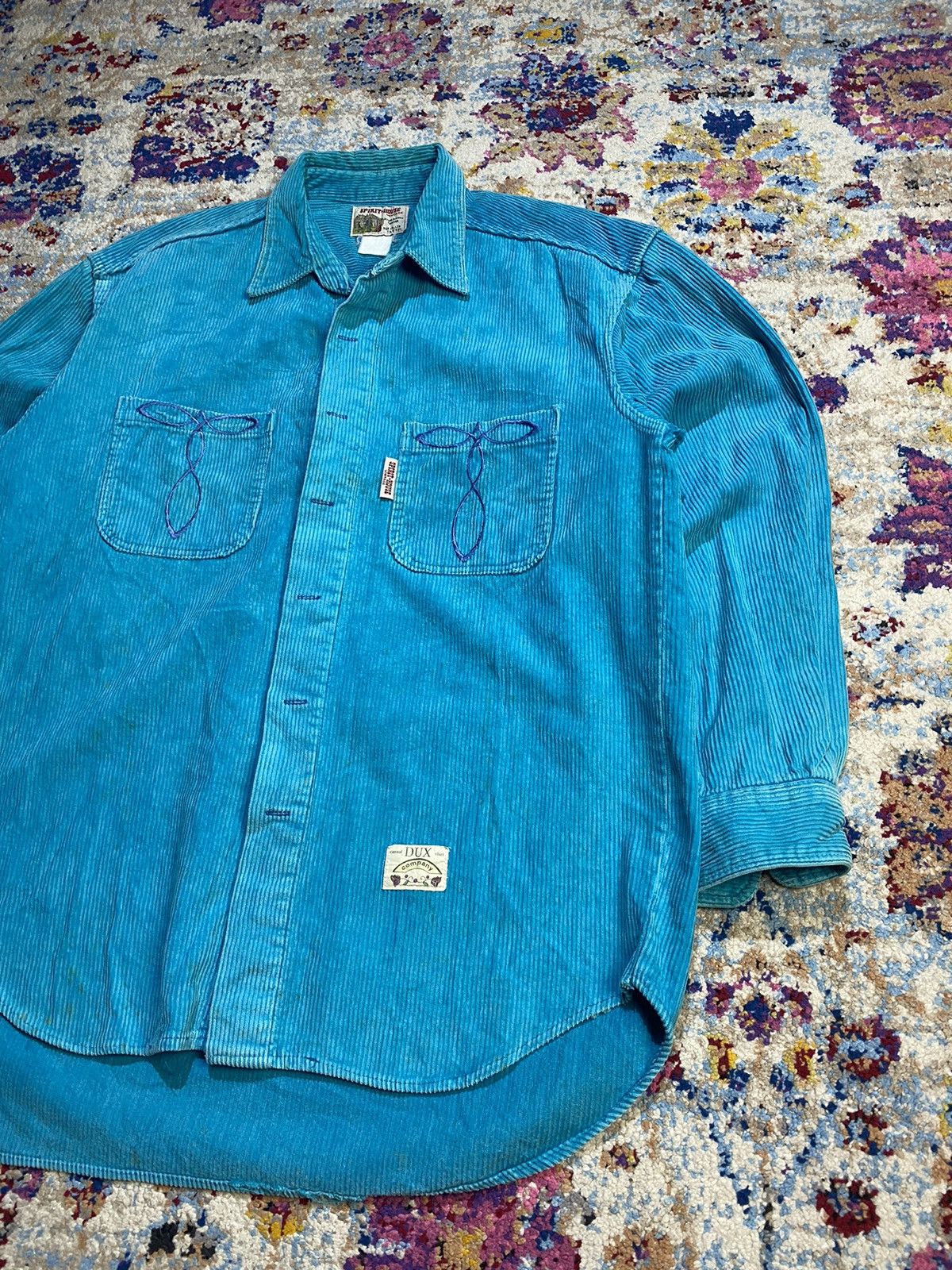 Cowboy Equipment × Vintage VINTAGE 80s SPIRIT-HOUSE VINTAGE DUX CO LTD CORDUROY SHIRTS Size US L / EU 52-54 / 3 - 4 Thumbnail