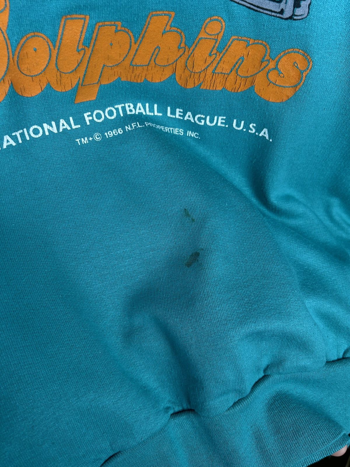 NFL × Russell Athletic × Vintage Vintage 90s Miami Dolphins Crewneck Sweatshirt rare y2k NFL Size US L / EU 52-54 / 3 - 11 Thumbnail