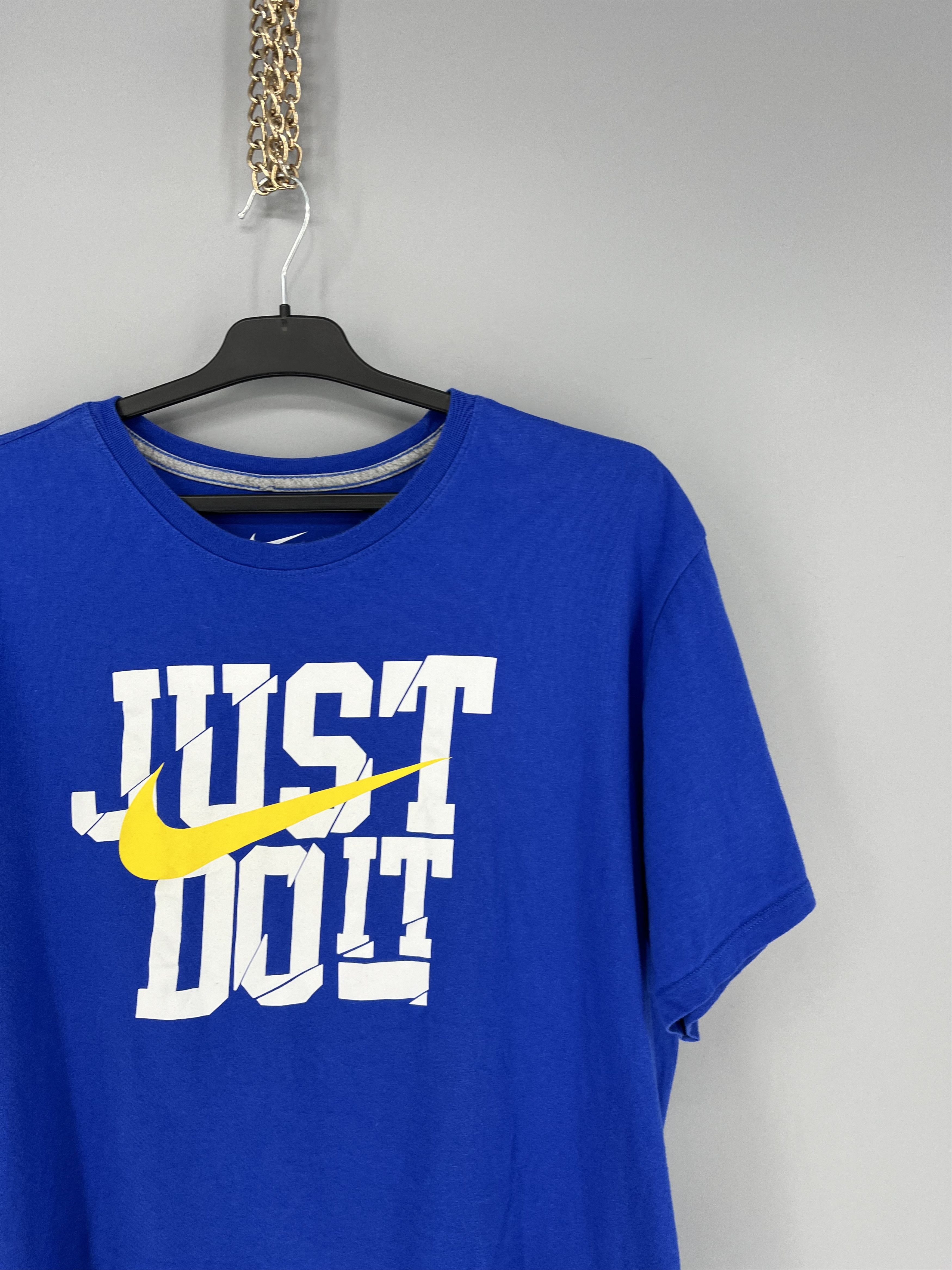 Nike × Vintage Vintage 90s NIKE JUST DO IT SWOOSH Tee Streetwear Y2K Style Size US XXL / EU 58 / 5 - 5 Thumbnail