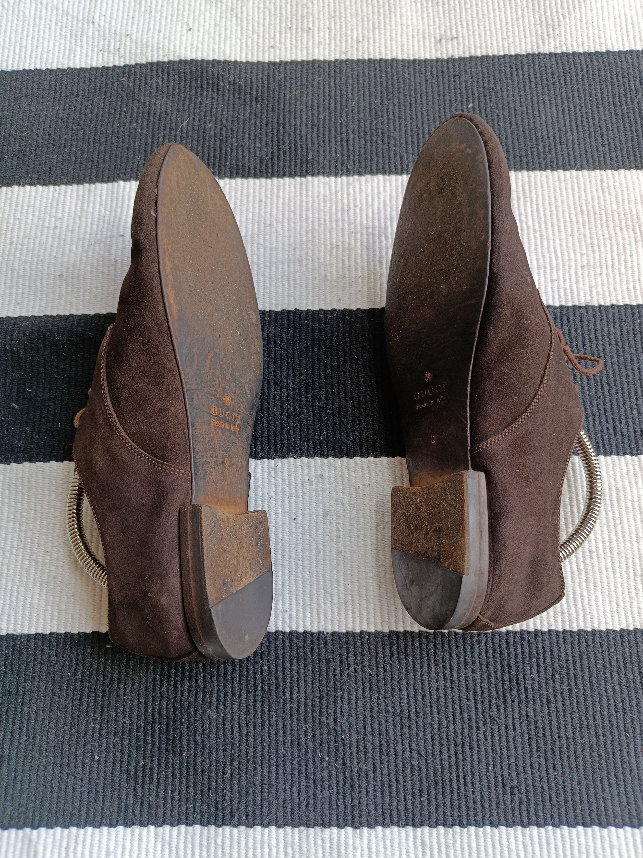 Gucci Gucci brown suede lace-up oxfords. Size US 6.5 / EU 39-40 - 8 Thumbnail