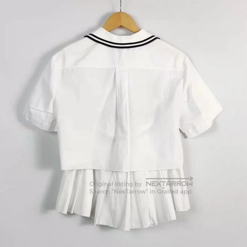 Miu Miu Miu Miu White Logo Cropped Set. Size S / US 4 / IT 40 - 2 Thumbnail
