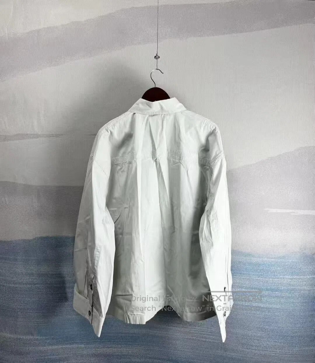 Bottega Veneta Bottega Veneta Gray White Pocket Single-breasted Shirt| Size US S / EU 44-46 / 1 - 3 Thumbnail