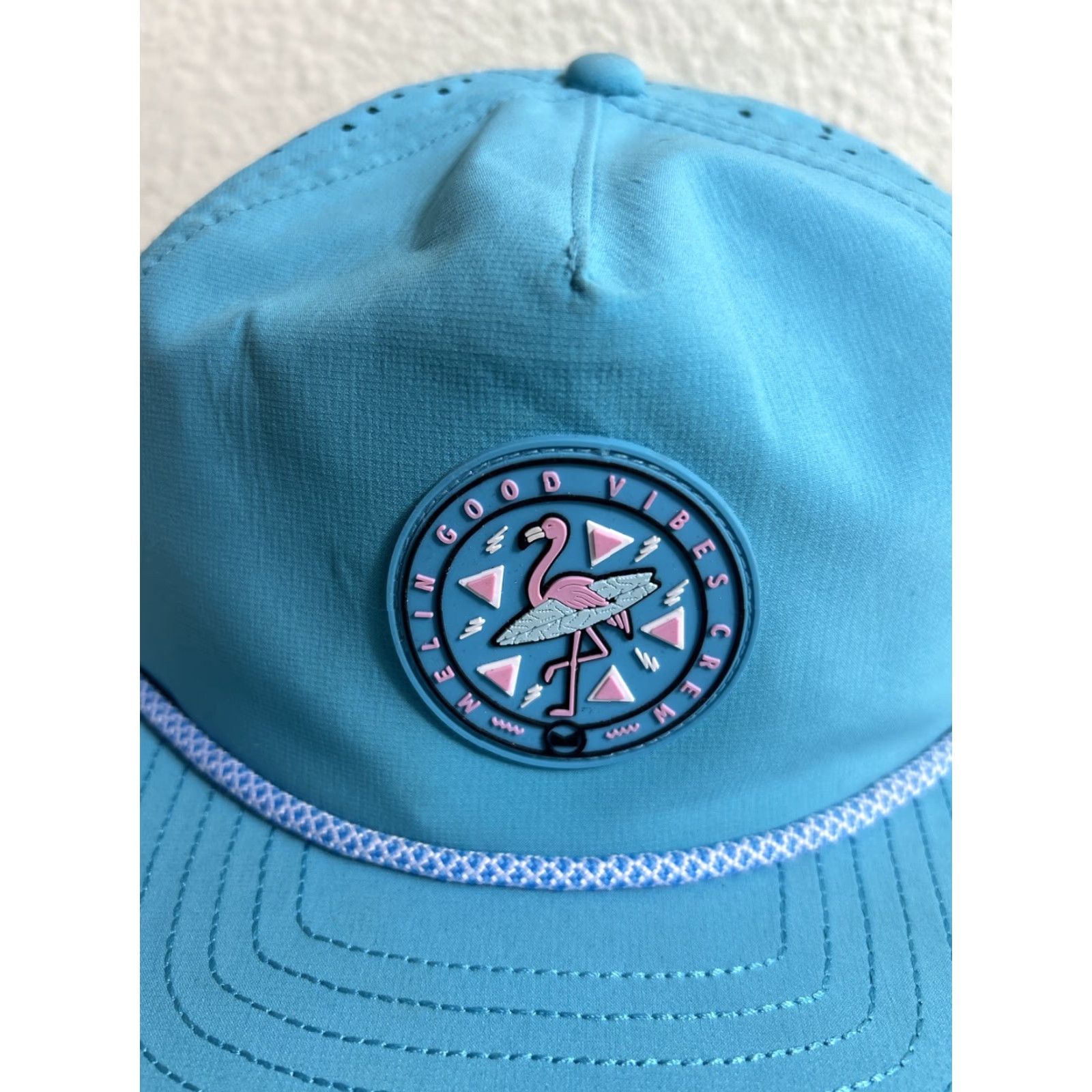 melin Melin Coronado Splash Hydro Neon Collection Blue Snapback Hat Mens 58cm Adjustable Breathable Moisture Wicking Colorful Cap Snapback? Size ONE SIZE - 3 Thumbnail