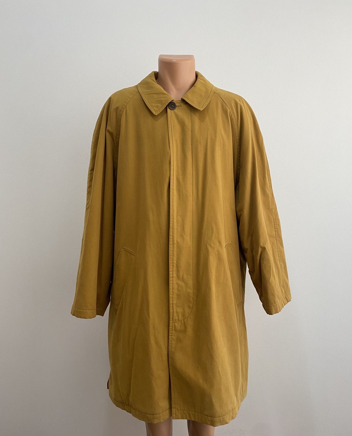 Yves Saint Laurent Yves Saint Laurent Vintage Oversized Mustard Coat Size US XL / EU 56 / 4 - 1 Thumbnail