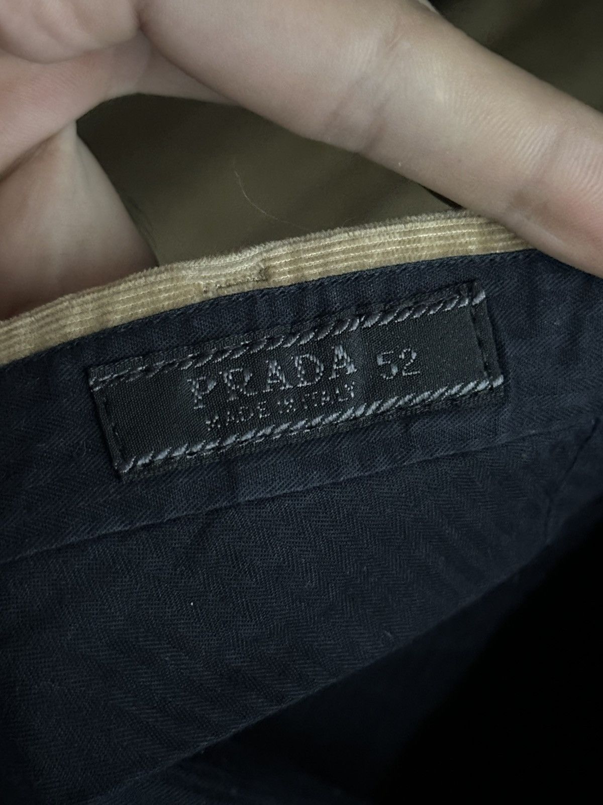 Prada Prada Italy Corduroy Pants Trousers Size US 34 / EU 50 - 11 Thumbnail