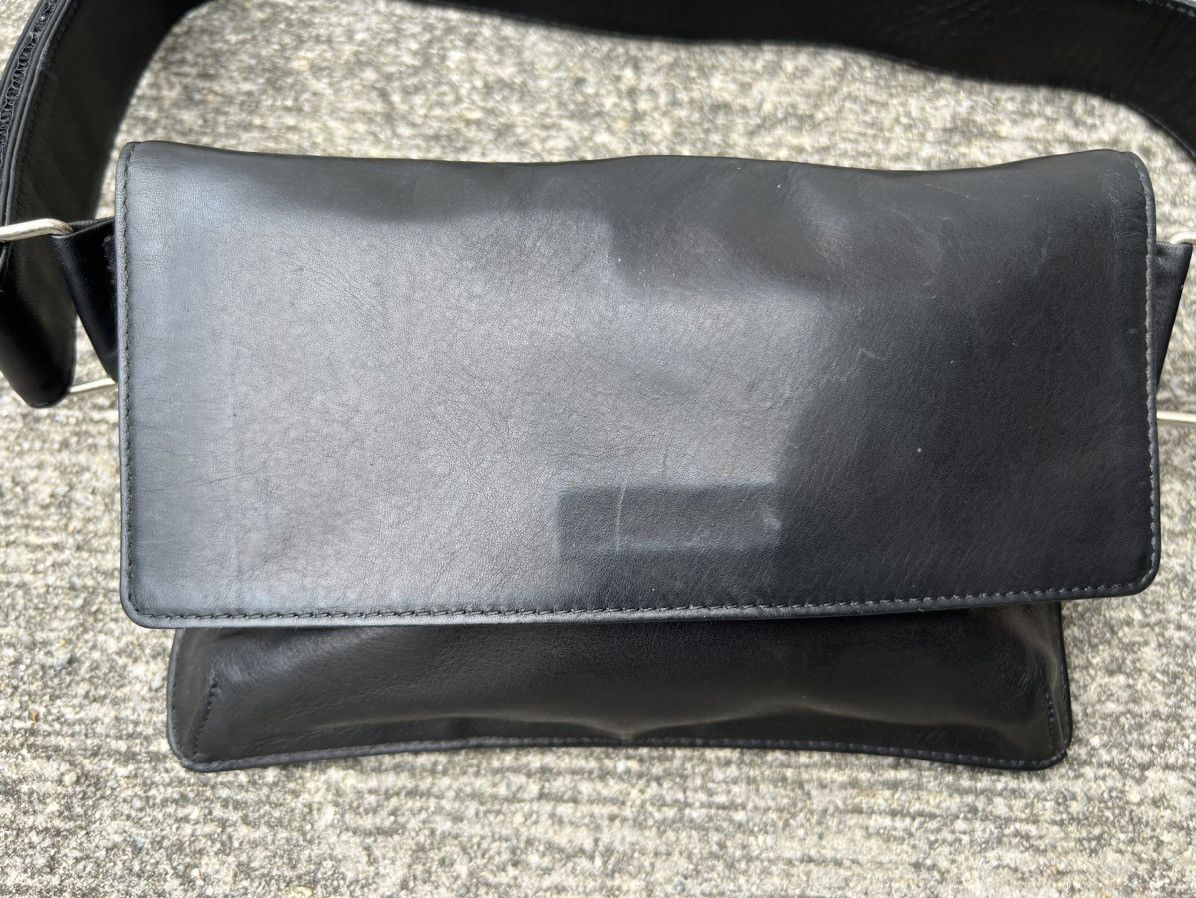 Leather Vintage Yoshie Inaba Japan Hybrid Black Leather Bag Size ONE SIZE - 7 Thumbnail
