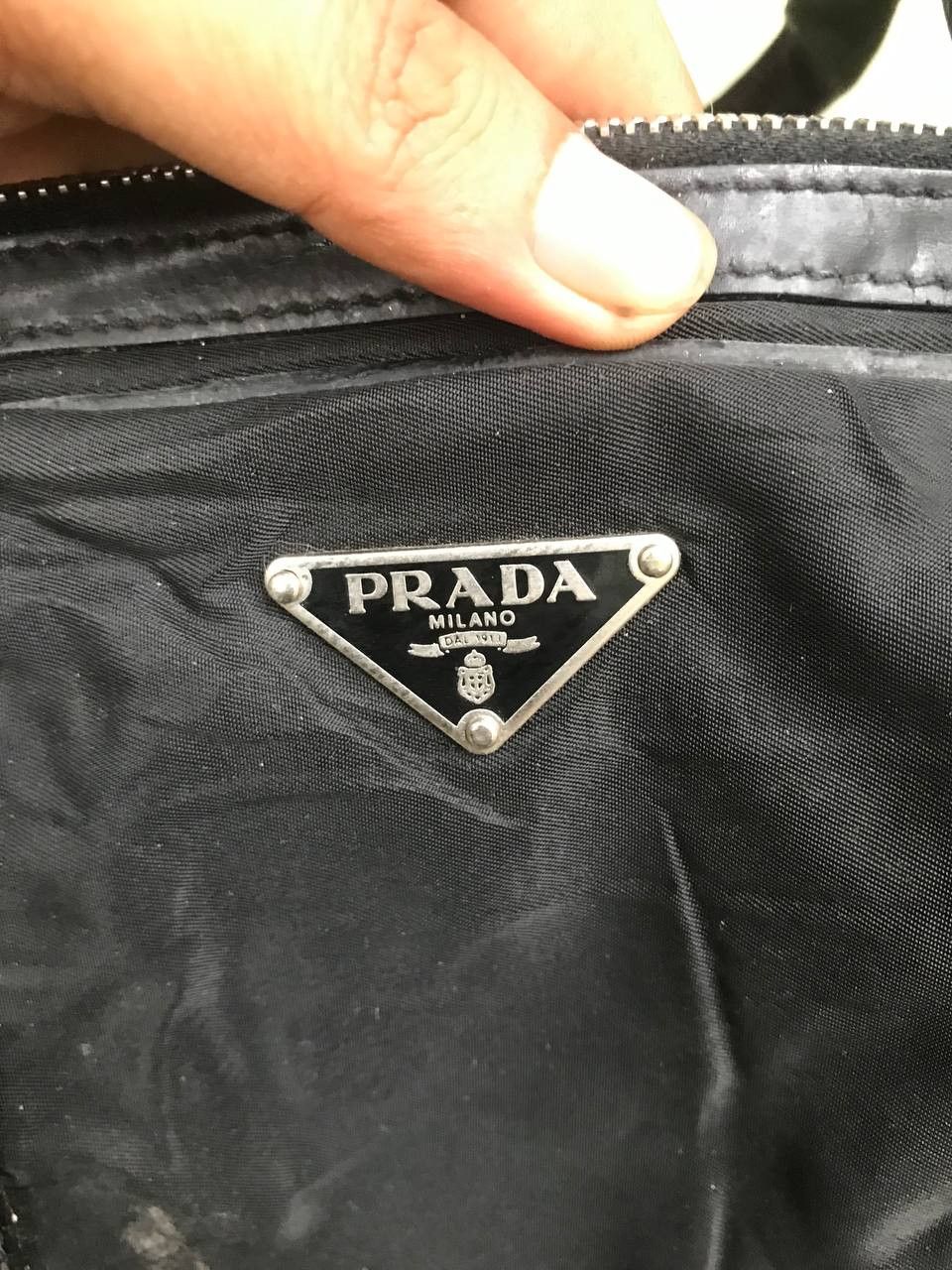 Prada × Vintage Vintage Prada Tessuto Satchel Size ONE SIZE - 4 Thumbnail