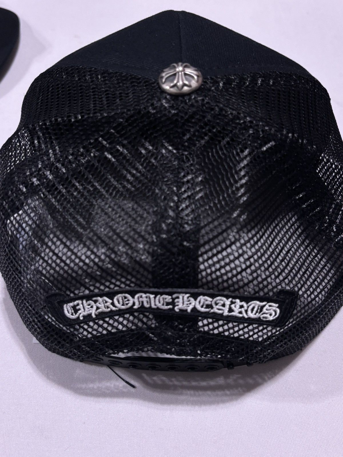 Chrome Hearts Chrome Hearts Triple Cross Patches Black Cap Size ONE SIZE - 3 Thumbnail