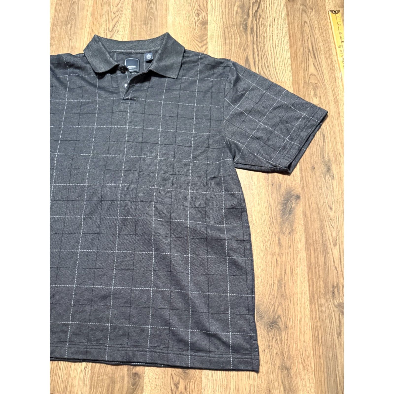 Arrow Arrow Shirt Men's Size Medium Grey White Short Sleeve Polo Shirt Size US M / EU 48-50 / 2 - 4 Thumbnail