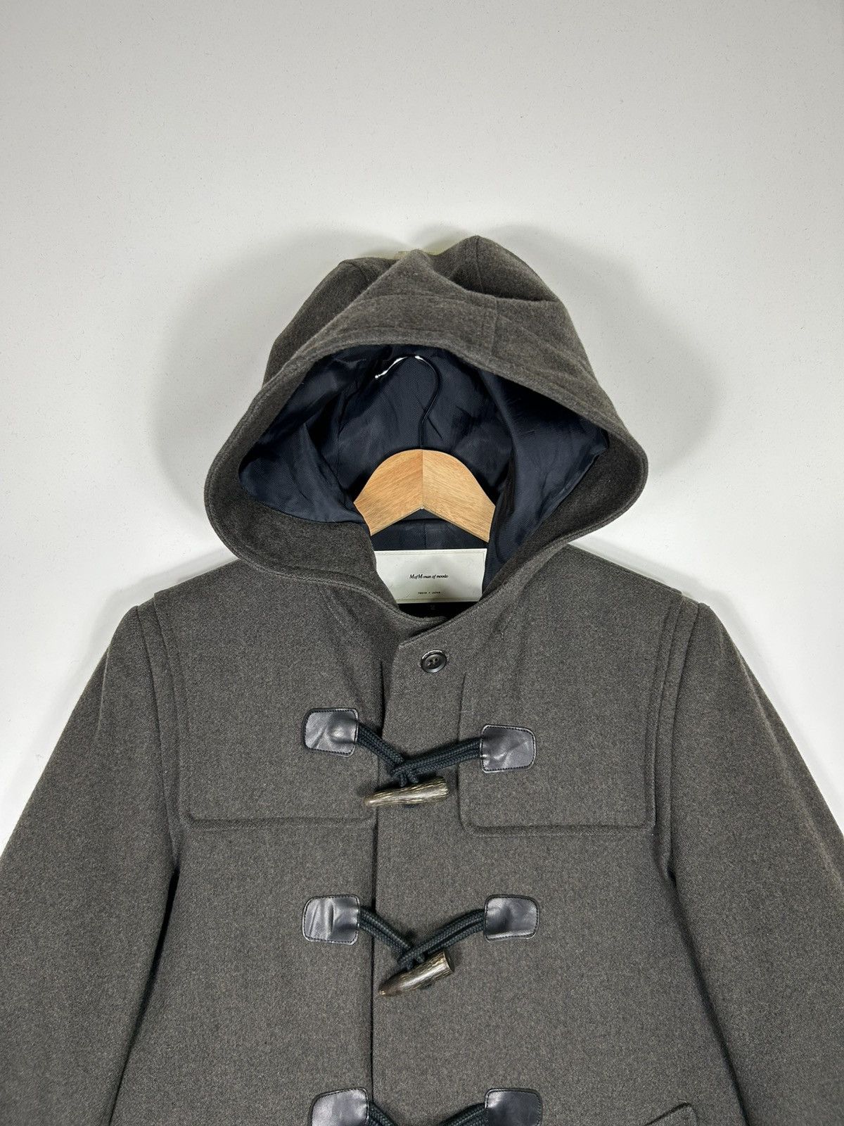 Man Of Moods MofM Man of Moods Hooded Wool Duffle Coat Toggle Jacket Size US S / EU 44-46 / 1 - 4 Thumbnail