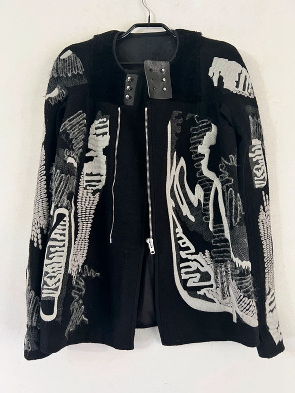 Rick Owens Rick Owens cashmere embroidered coat Size US S / EU 44-46 / 1 - 8 Thumbnail