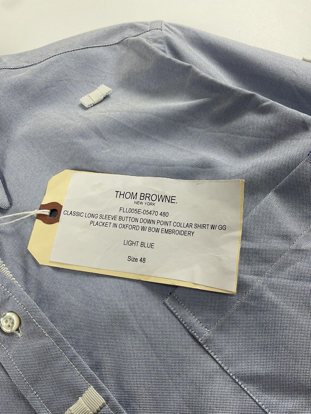 Thom Browne Thom Browne Bow Embroidered Shirt Size US M / EU 48-50 / 2 - 7 Thumbnail