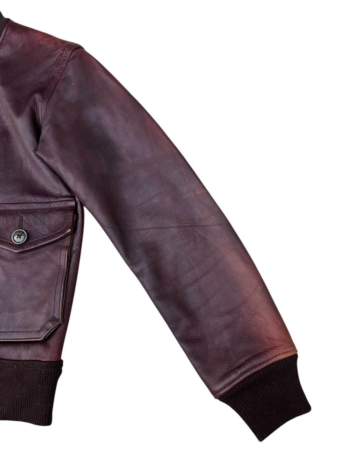 N.Hoolywood SAMPLE Only N.Hoolywood Japan Fade Patina Leather Jacket Size US S / EU 44-46 / 1 - 12 Thumbnail