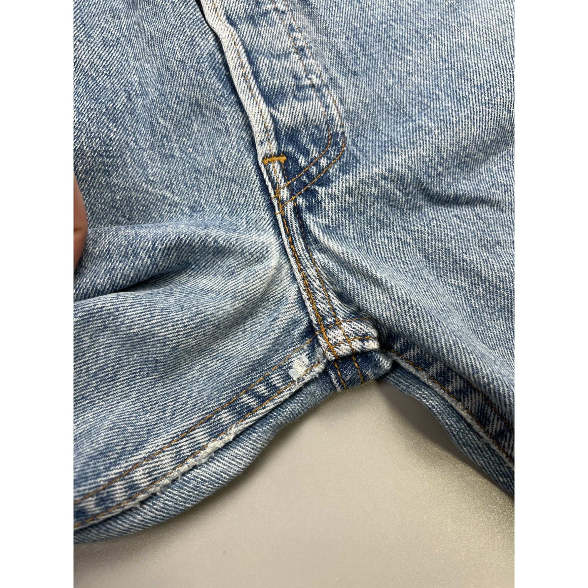 Levi's Levi’s 501 Made in USA Distressed Denim Jeans Pants (Y0909) Size US 34 / EU 50 - 13 Thumbnail