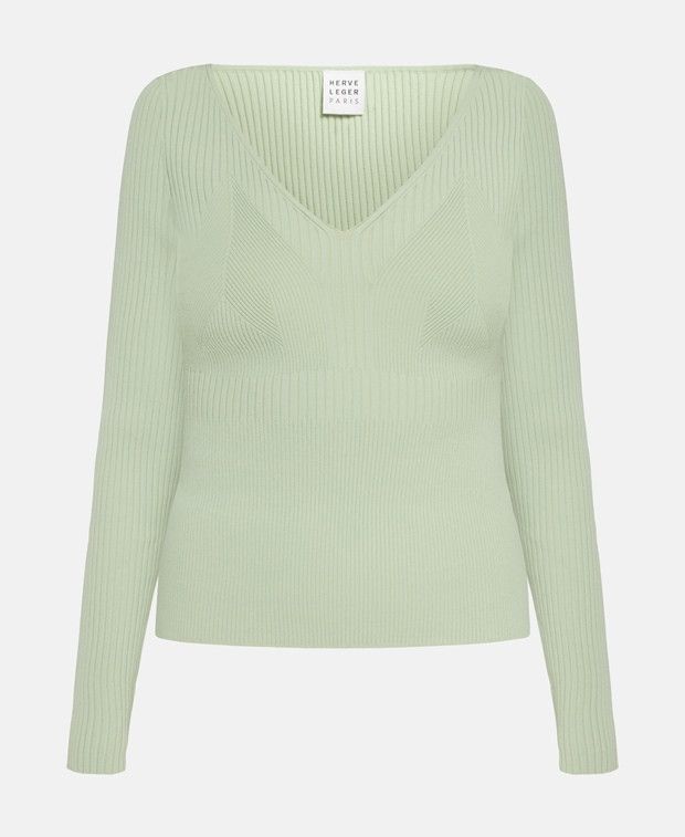 Herve Leger Long-sleeved jumper Size S / US 4 / IT 40 - 1 Thumbnail