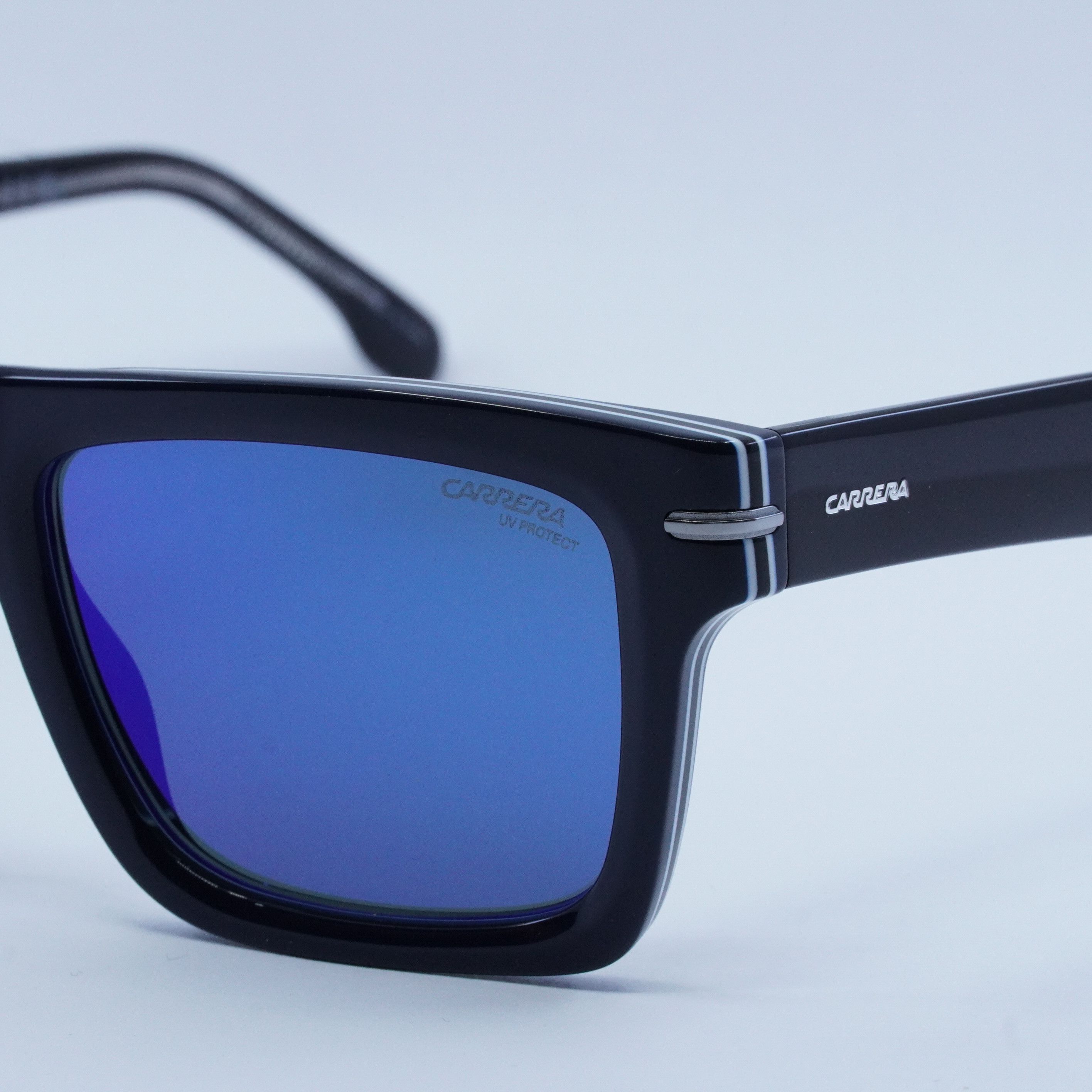 Carrera CARRERA 305/S 0Y00 XT Sunglasses Black Square Frame Size ONE SIZE - 2 Thumbnail